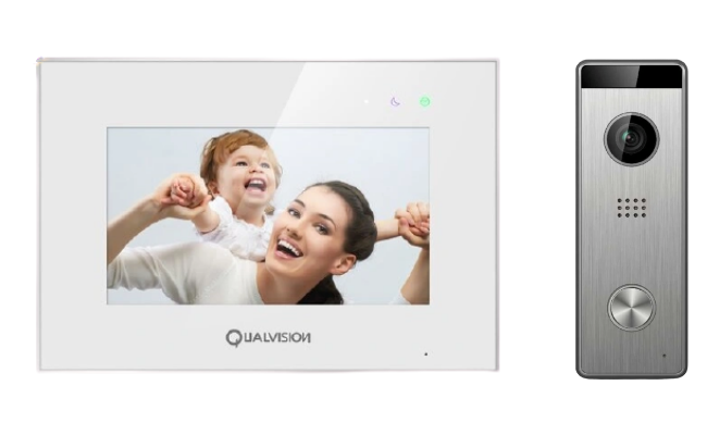 Домофоны Комплект Qualvision QV-IDS4770QW WiFi AHD 1080P 